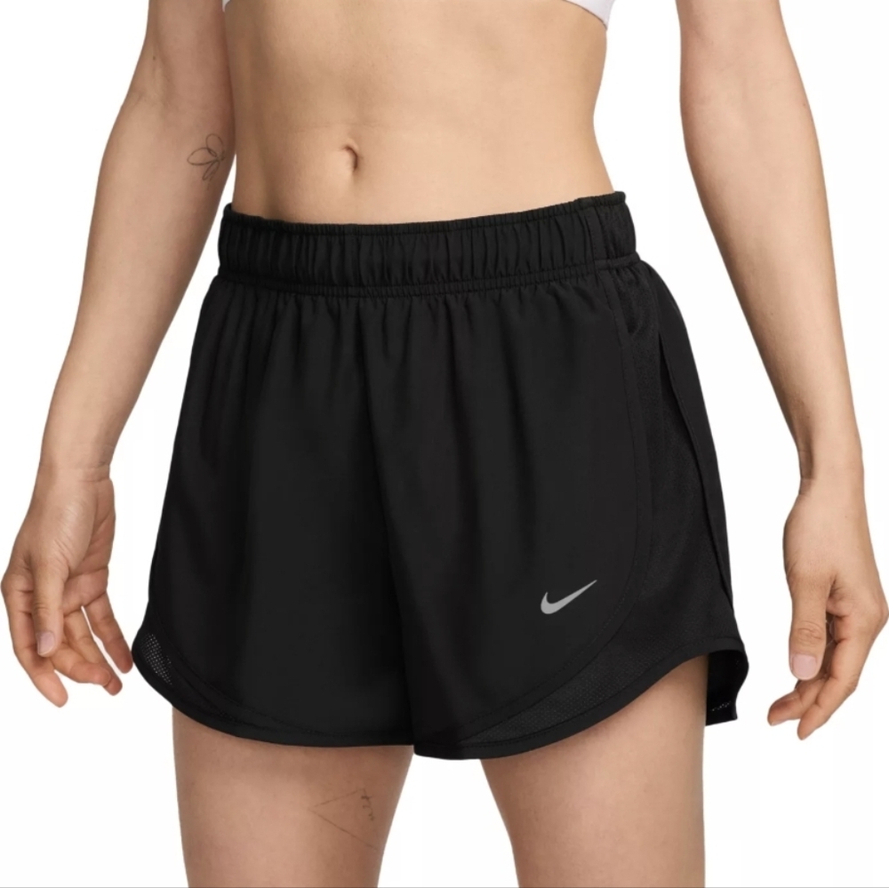 Nike Women's Dri-FIT Tempo Mid-Rise Brief-Lined Running Shorts Size S